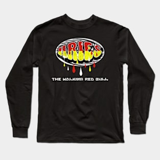 Aries The Walking Red Bull Sarcastic Zodiac Birthday Y2K Long Sleeve T-Shirt